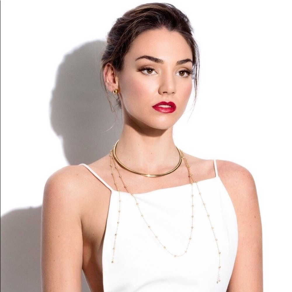 Gold Chain & Choker Multi-wear Necklace